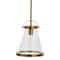 Hello Honey® Robert Stevenson Lighting Wesley Metal & Seedy Glass Ceiling Light